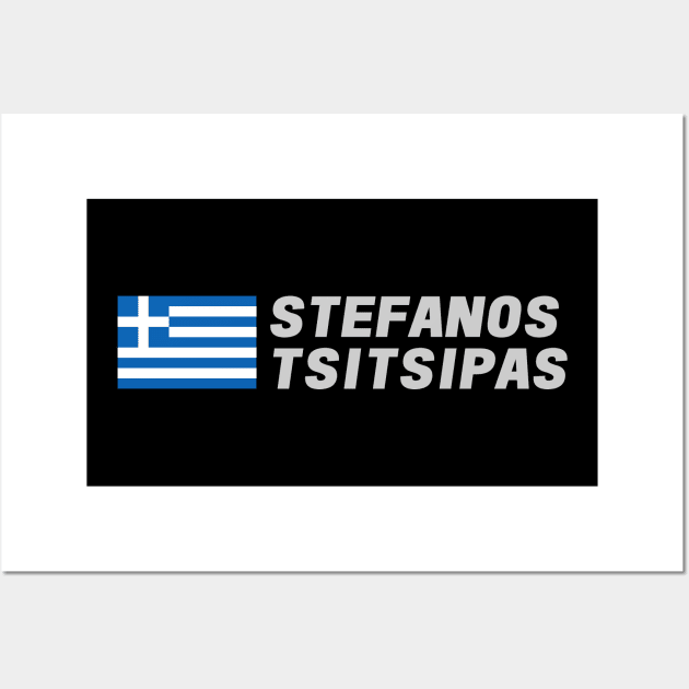 Stefanos Tsitsipas Wall Art by mapreduce